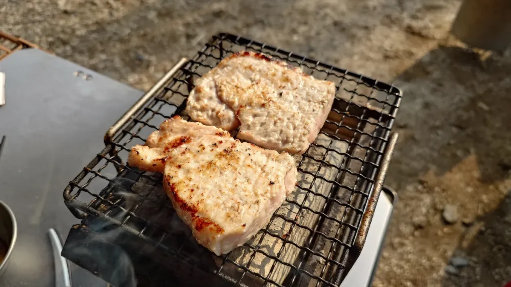 豚ロースの炭火焼きハーフ