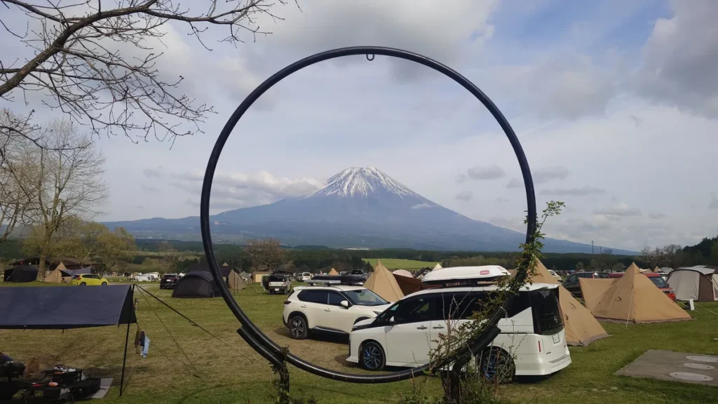 続ふもとっぱらリングから富士山