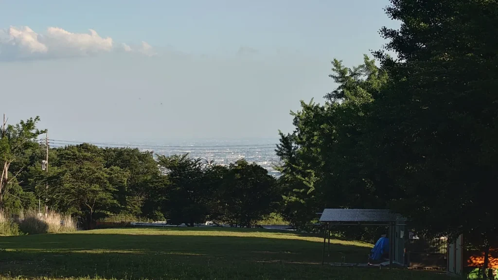 オートキャンプ場ナイトビューあかぎからの眺め