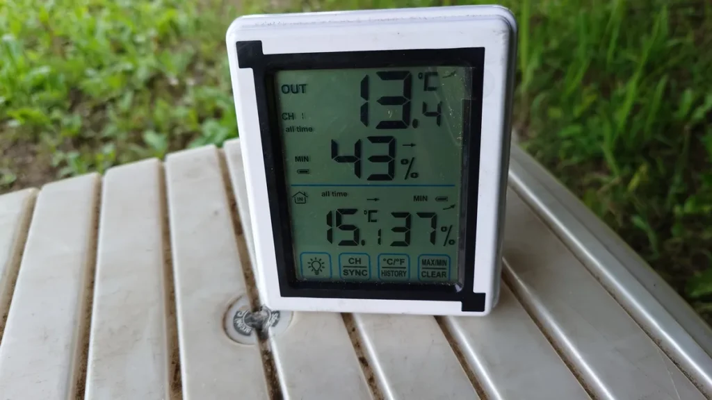 ナイトビューあかぎ6月初旬最低気温