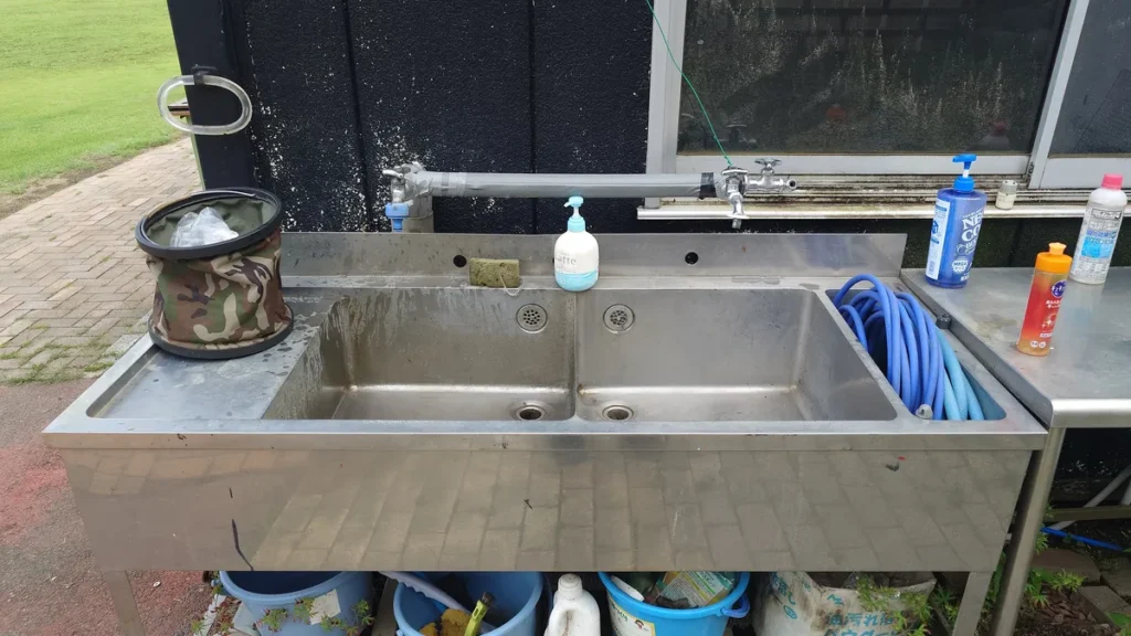 アンリミットオートキャンプ場水場