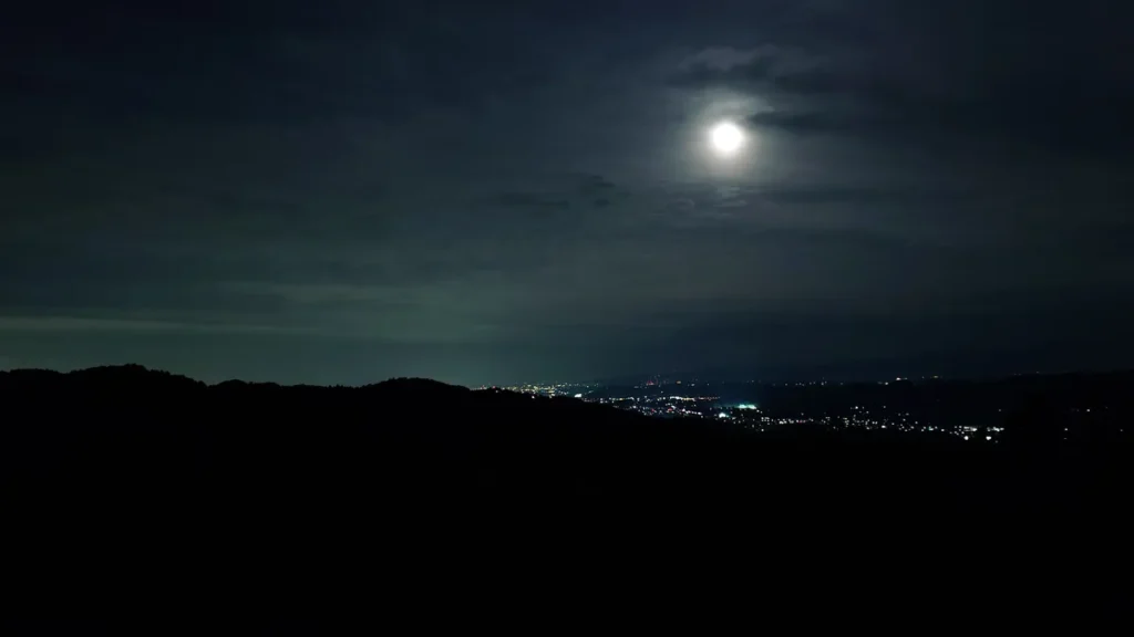 アンリミットオートキャンプ場夜景