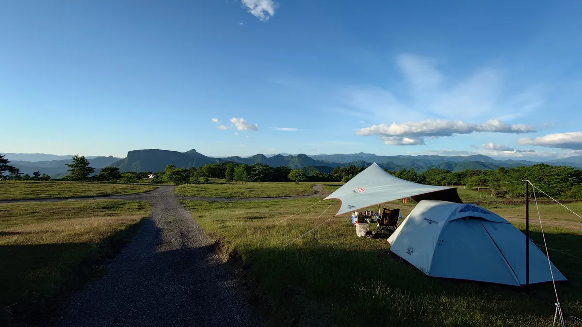 荒船パノラマキャンプフィールドの景色