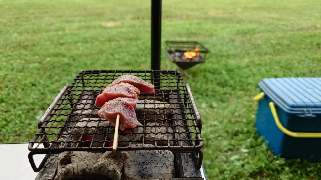 砂肝の炭火焼き