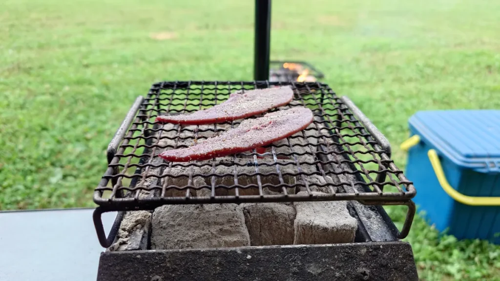 豚レバーの炭火焼き