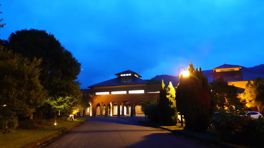 碓氷峠の森公園夜の峠の湯