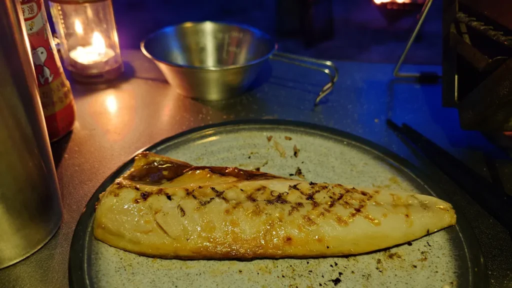 塩鯖の炭火焼き