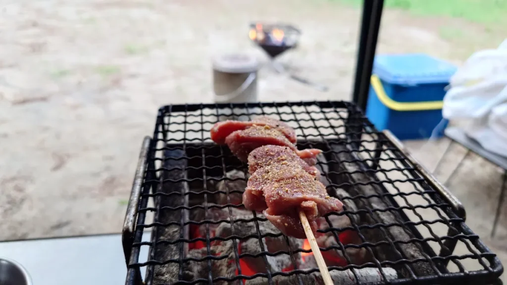 砂肝の串焼き