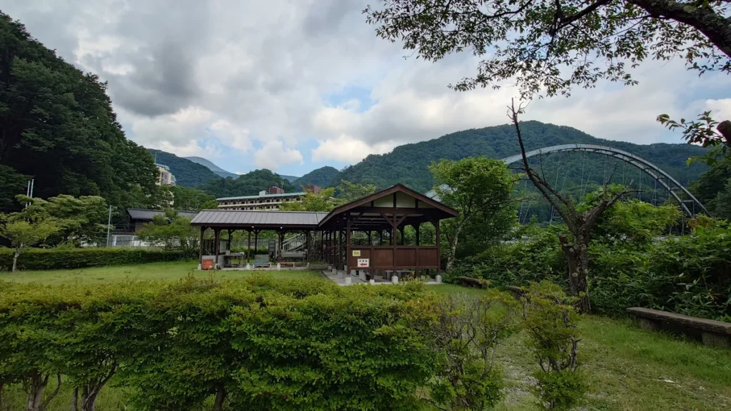 川治温泉薬師の湯キャンプ場炊事場