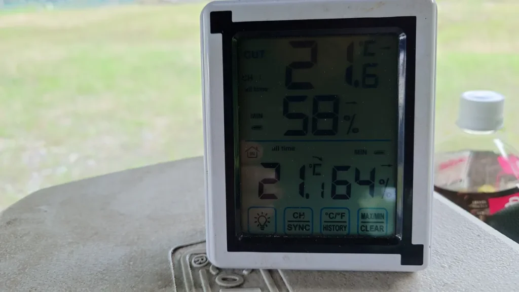 川治温泉薬師の湯キャンプ場海の日の最低気温