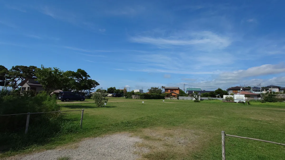 人魚の湯オートキャンプ場オートサイト