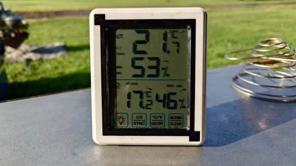 Asama Park Field8月上旬最低気温