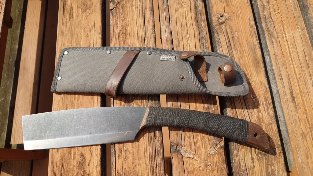 新しく自己融着てぷを巻いたナタハチェット