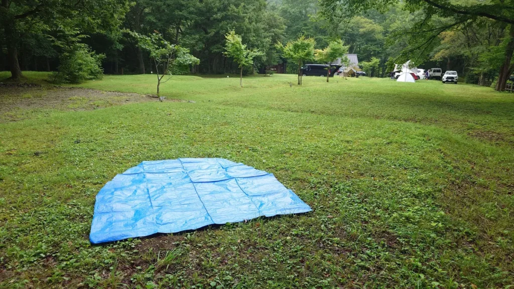 安ヶ森キャンプ場Ｅサイト27