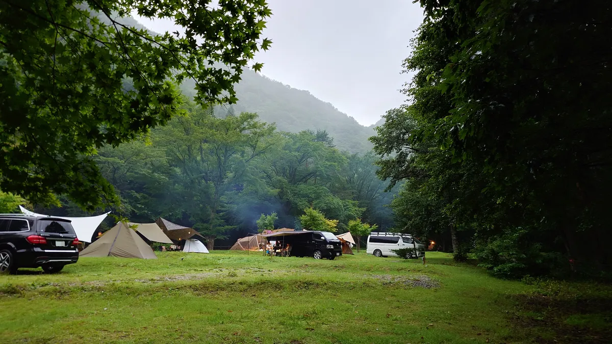 安ヶ森キャンプ場Ｅサイト