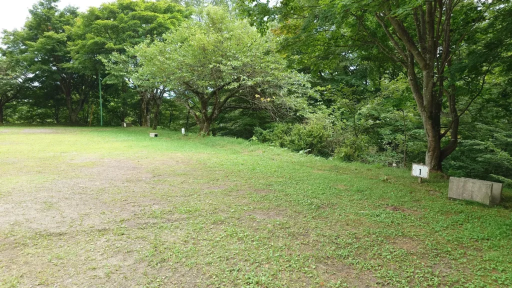 わらび平森林公園キャンプ場星空サイトのオートサイト