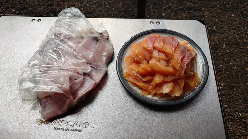 調理済みのニジマス