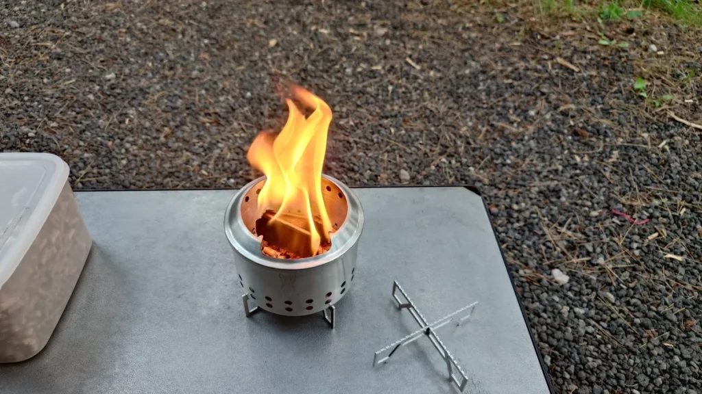 シェラもえファイヤー点火