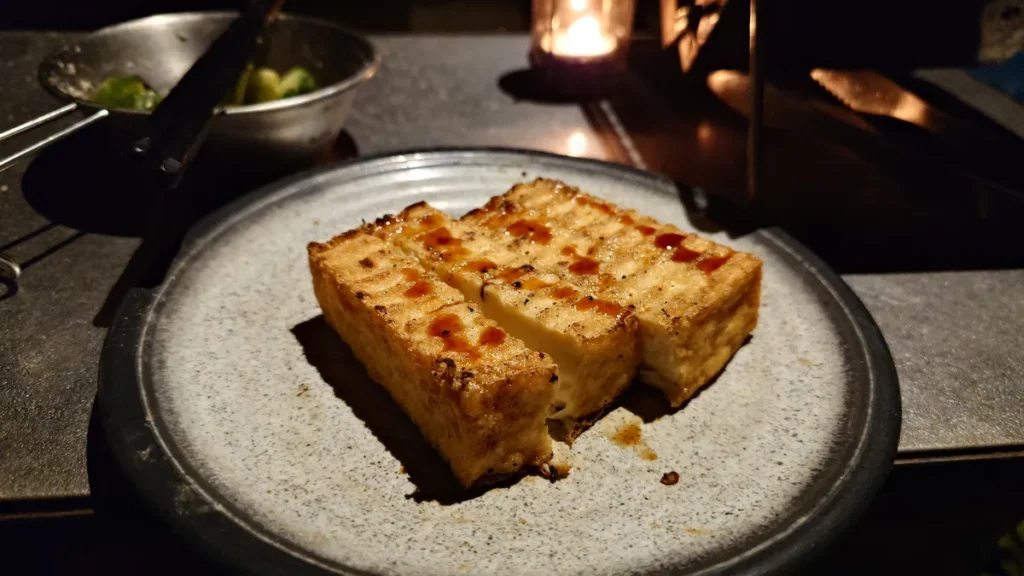 厚揚げの炭火焼き