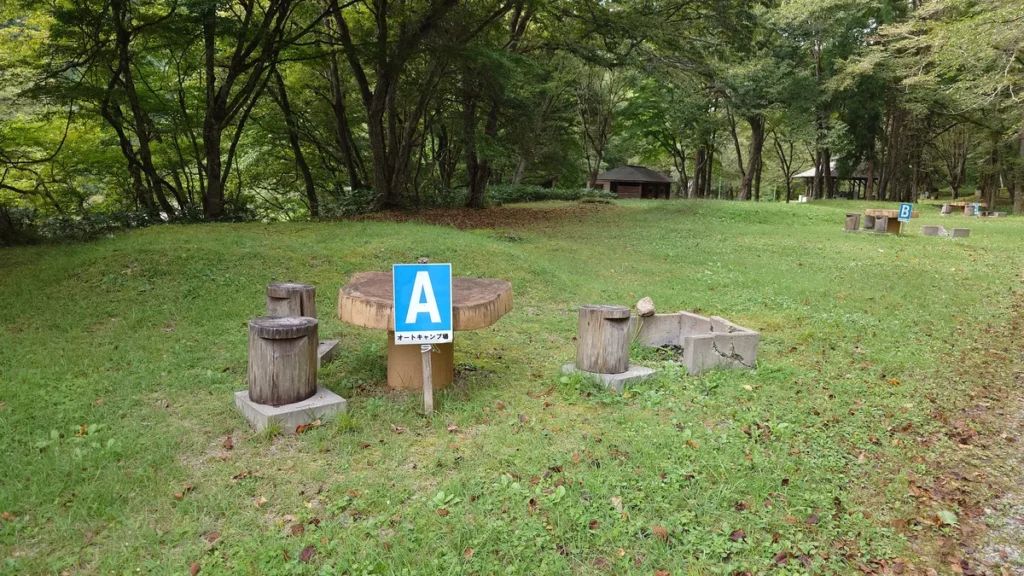 しらかば公園キャンプ場オートキャンプエリアAサイト