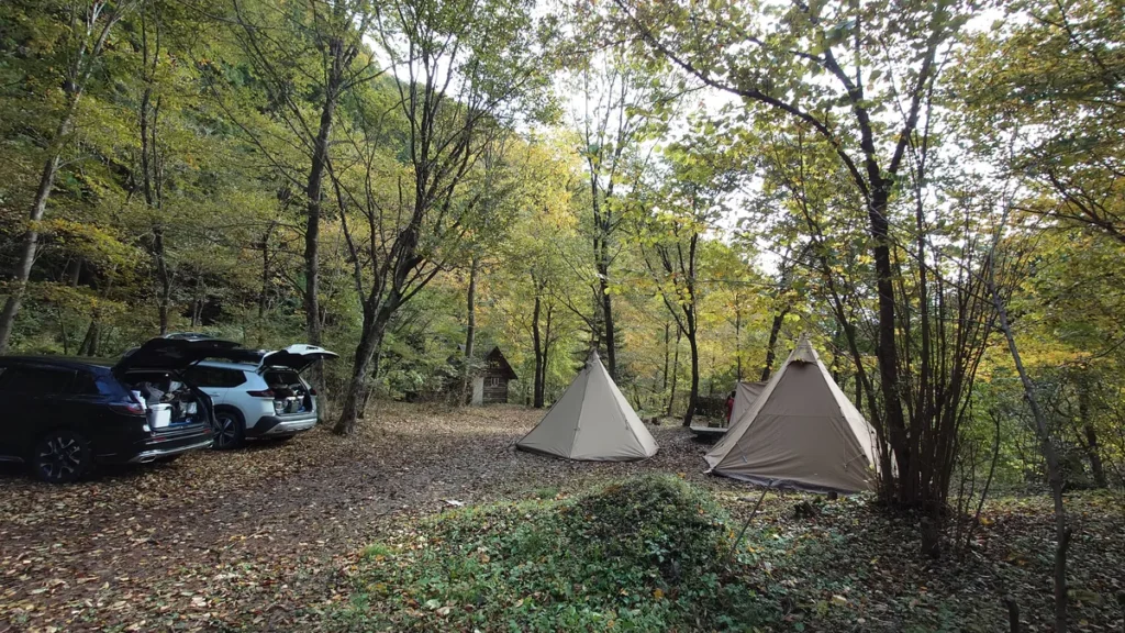 渓流釣り場ようらくサニタリーから近い場所