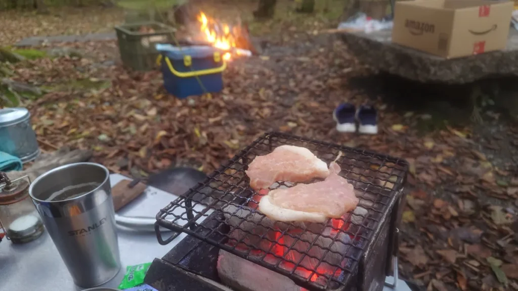 豚ロースの炭火焼き