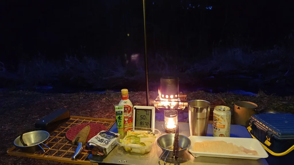 焚き火と炭お越し