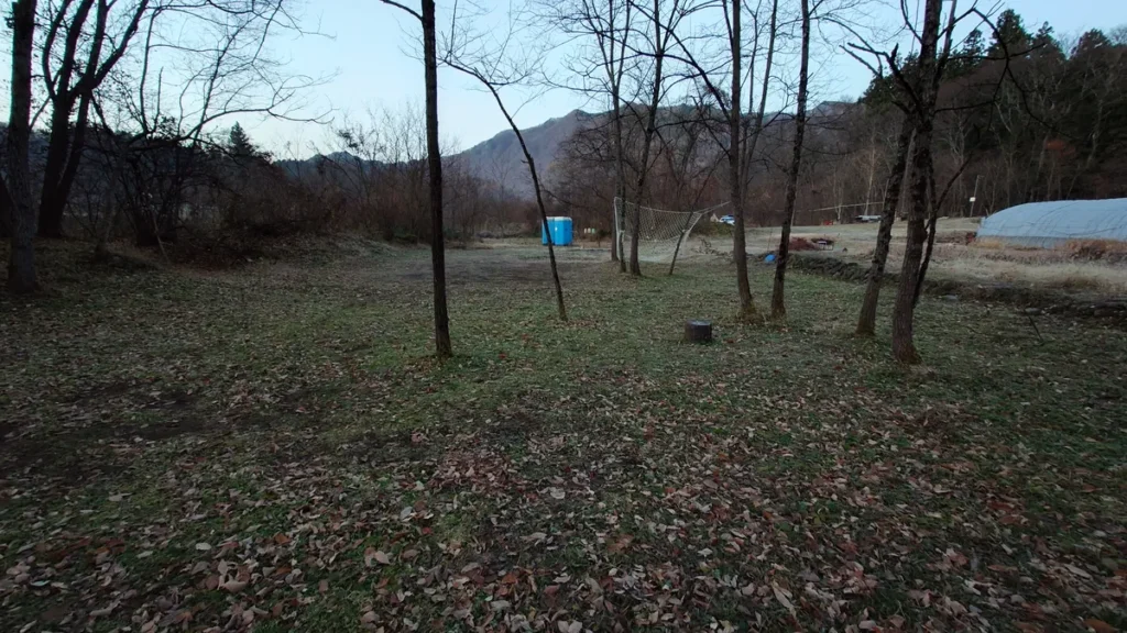 ささの湯キャンプ場フリーサイト