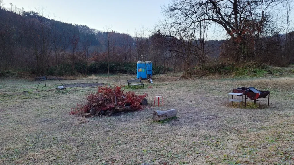 ささの湯キャンプ場グランピングエリア