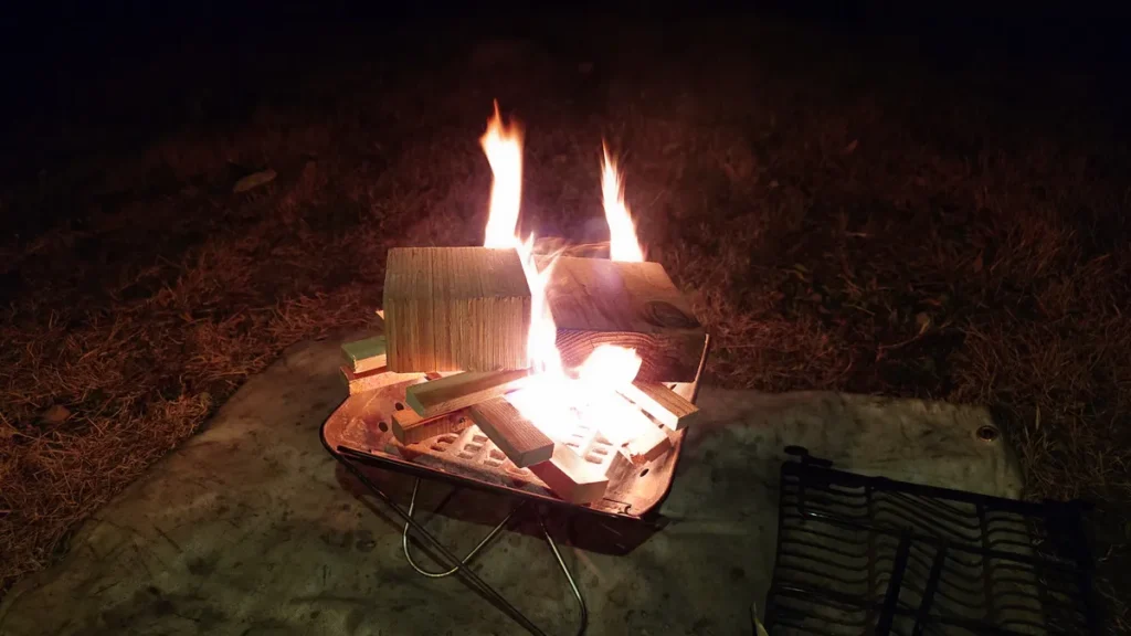 焚き火