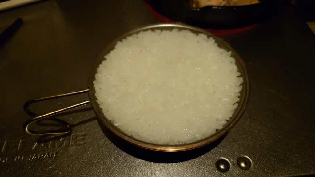 シェラカップ炊飯