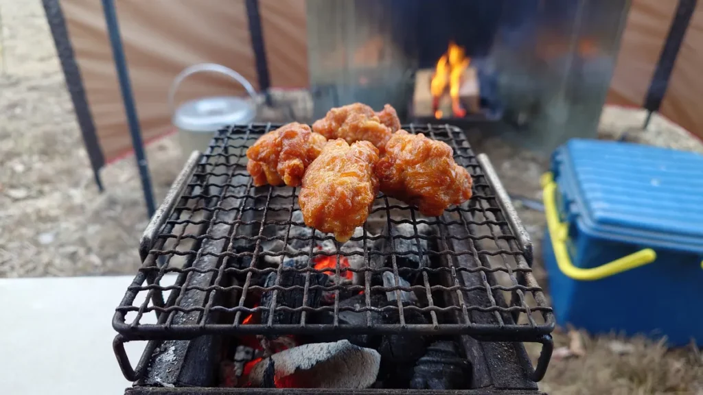 ユニセラminiで唐揚げの温め