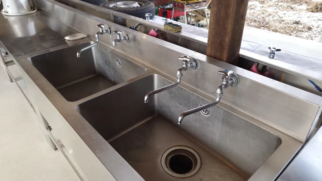 campfieldかくれの郷炊事場シンク