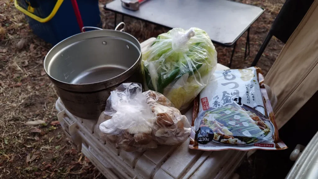 もつ鍋用の具材