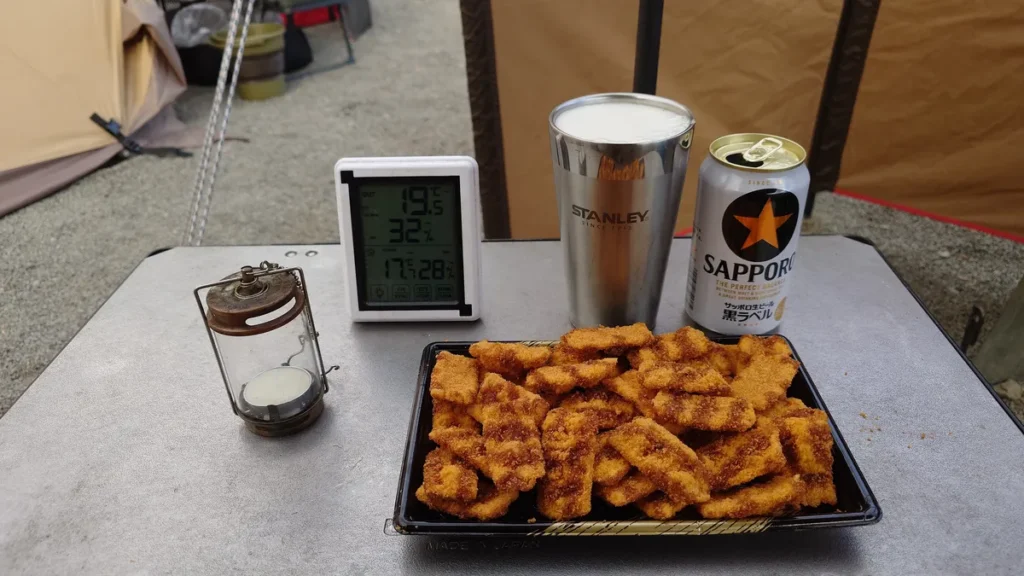 SAPPORO黒ラベルとひとくちソースカツ