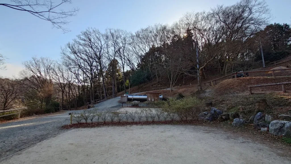 KAYANOcampground日が昇った東方面