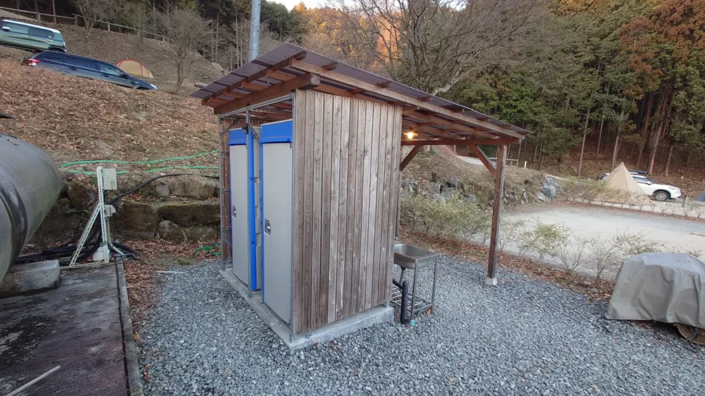 KAYANOcampground簡易トイレ