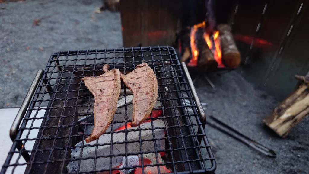 豚レバーの炭火焼