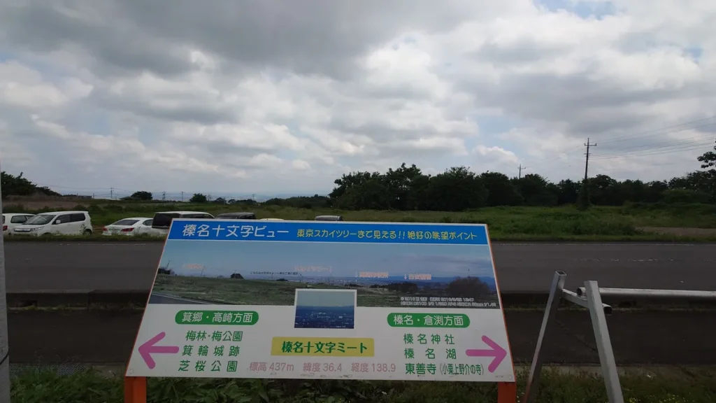 榛名十文字ミートビュー看板